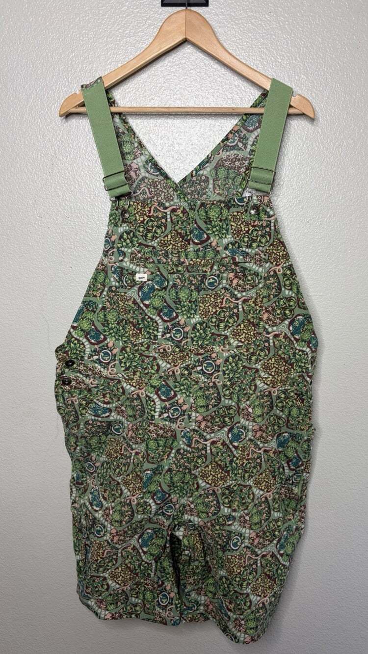 Duluth Trading Company Women's Overalls Size XL Heirloom Garden Print